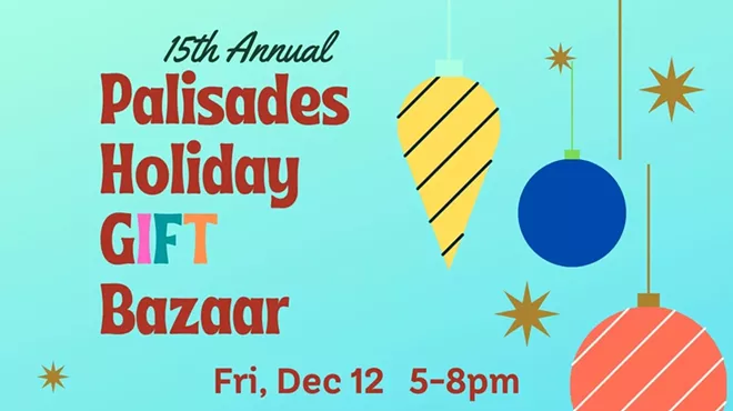 Image: Palisades Holiday Gift & Craft Bazaar Dec 12 &13