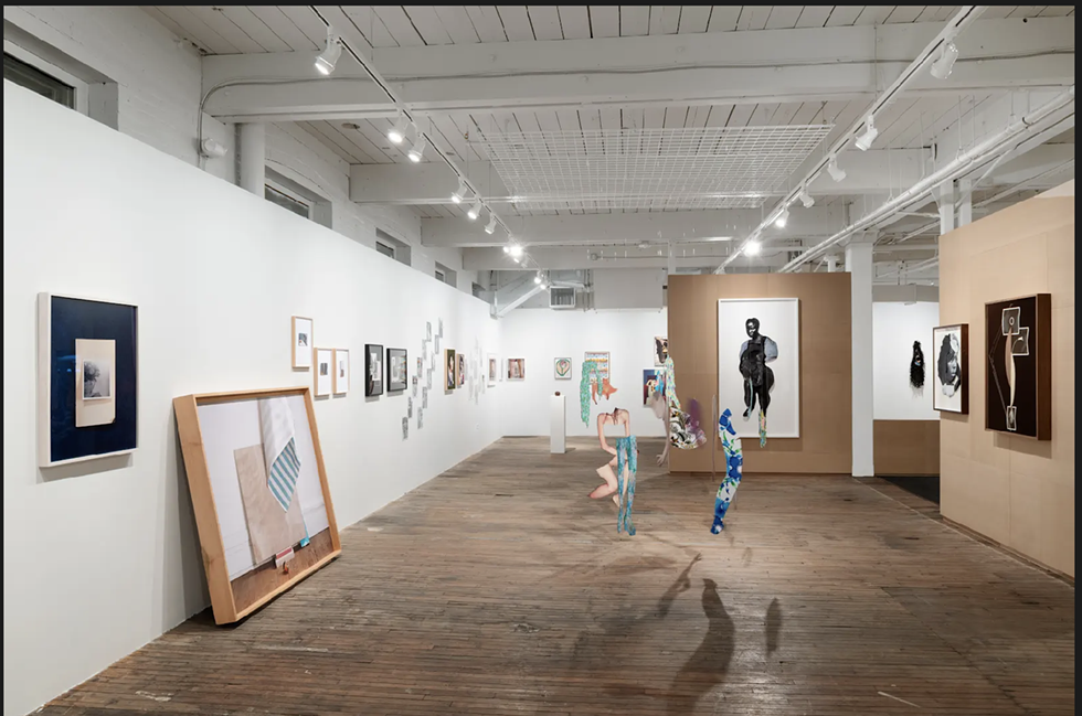 Installation shot of &ldquo;The Rose&rdquo; exhibition at CPW