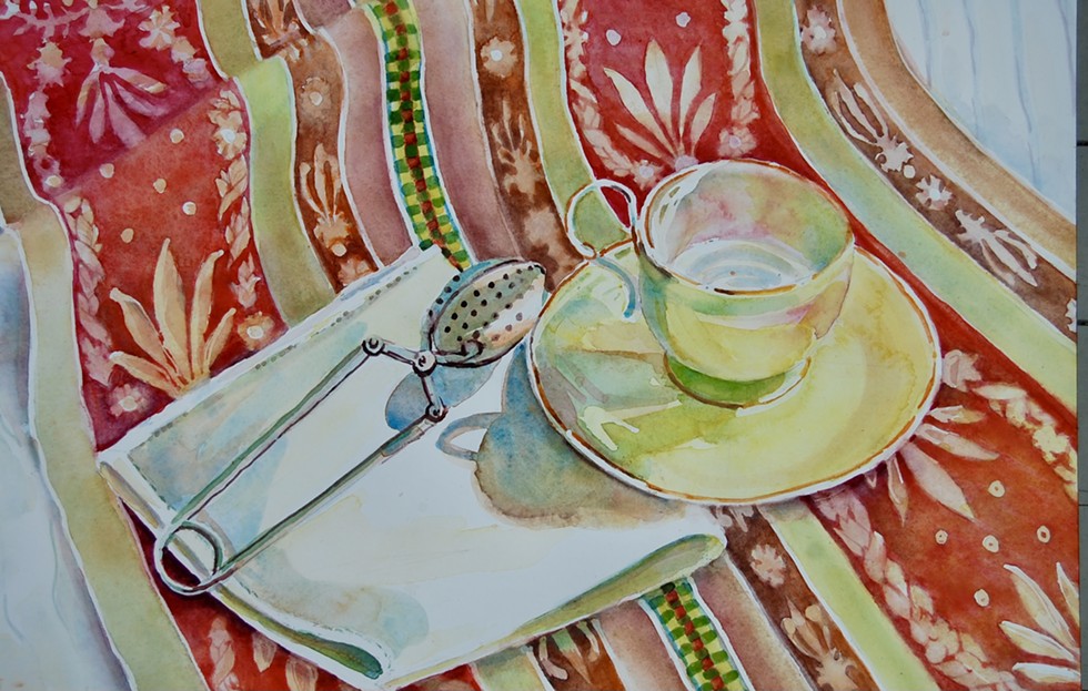 Tea on French Cloth