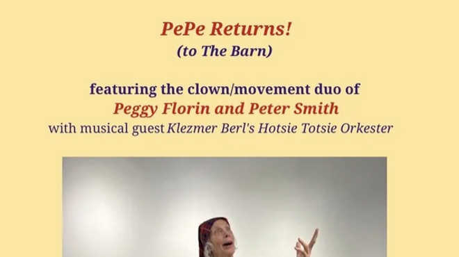 Image: PePe clown/movement duo + Klezmer Berl Orkester