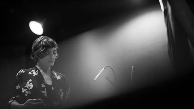 Image: Performance by Lea Bertucci and Ben Vida