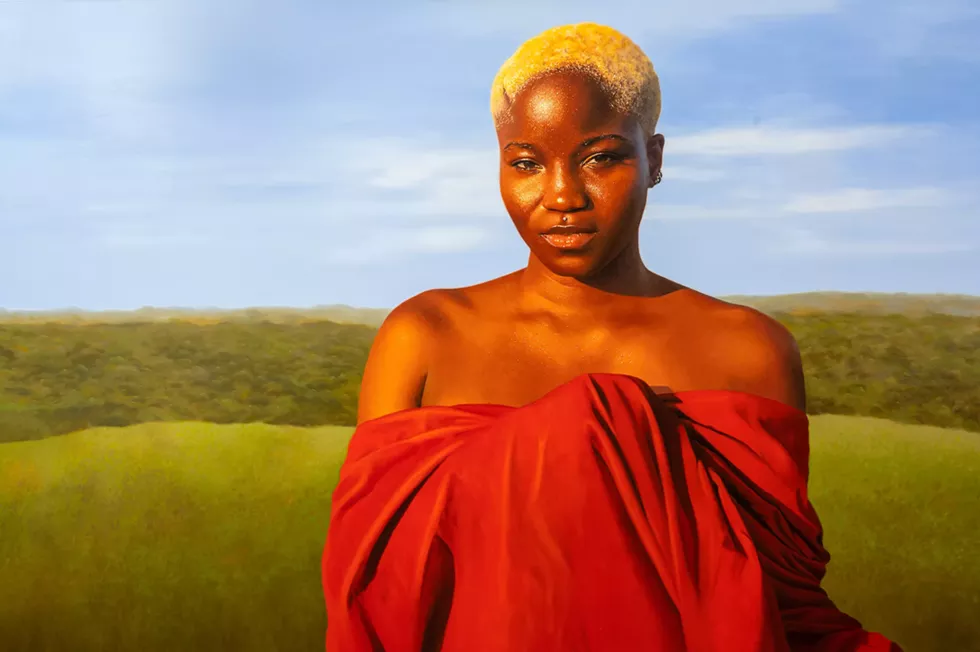 Burger Hill, Nadine Robbins, 2020, oil on linen, 48 x 72 inches