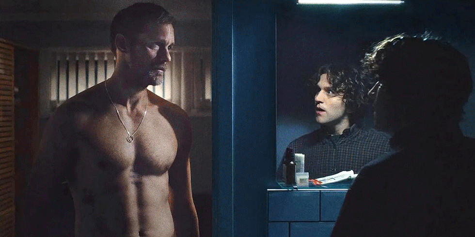 Alexander Skarsg&aring;rd and Harry Melling star in this darkly funny "dom-com."