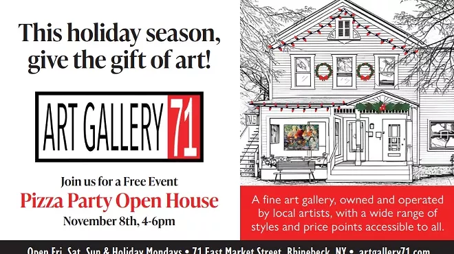 Image: Pizza Party Open House, November 8th, 4-6pm