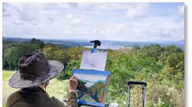 Image: Plein Air Painting Tour of Olana For All
