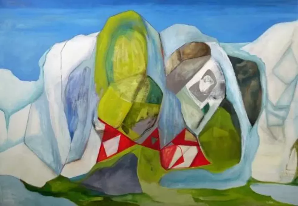 When All The World Was Green, 41" x 60" by Kathline Carr