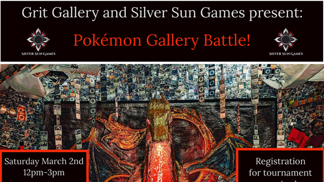 Image: Pokemon Gallery Battle! Saturday March 2nd. 12-3pm, GRIT Gallery