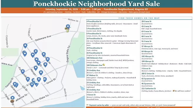 Image: Ponckhockie Neighborhood Yard Sale &mdash; Benefiting People's Place