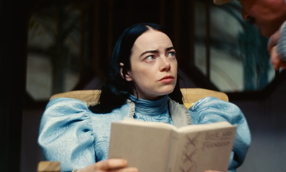 Emma Stone is nominated for an Oscar for her portrayal of Bella Baxter.