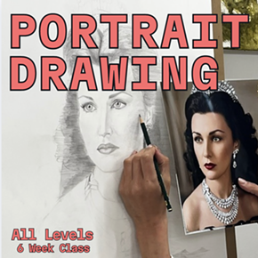 Image: Portrait Drawing Foundations: Adult 6 Weeks Wed Mornings