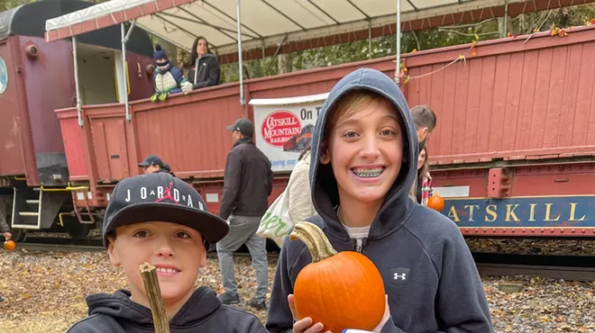 Image: Pumpkin Express Trains, Catskill Mountain Railroad