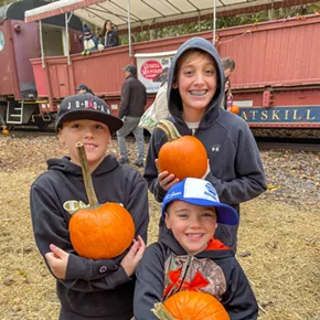 Image: Pumpkin Express Trains, Catskill Mountain Railroad