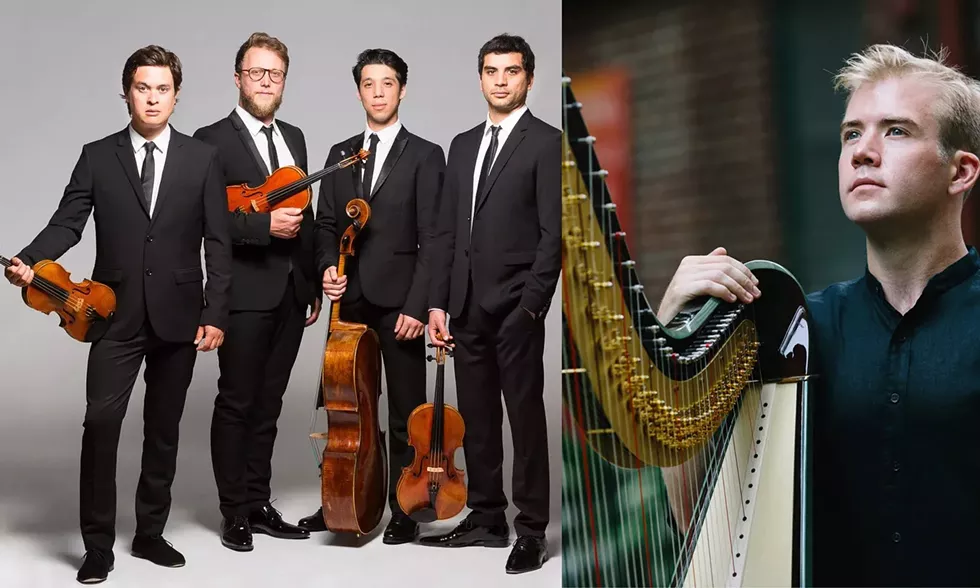 Quatuor Van Kuijk (France) & Parker Ramsay, Harp @ PS21, March 1, 2025 at 3PM