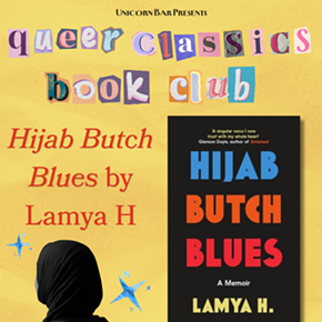 Image: Queer Classics Book Club: "Hajib Butch Blues" by Lamya H.