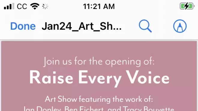Image: &ldquo;Raise Every Voice, &ldquo; Art Show Opening.