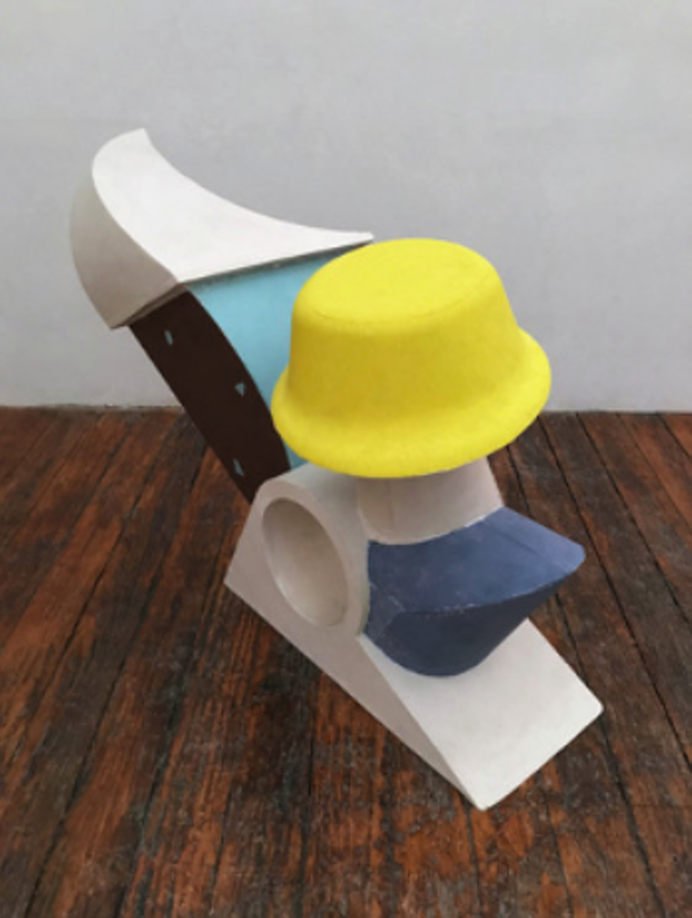 Sailer, Rand Hardy, Aqua Resin, 25" x 13" x 32", 2023