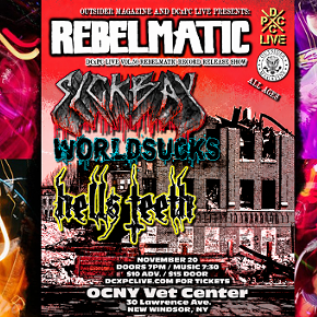 Image: Rebelmatic | WORLDSUCKS Tour - OCNY Vet Center w/ Sickbay and Hell's Teeth