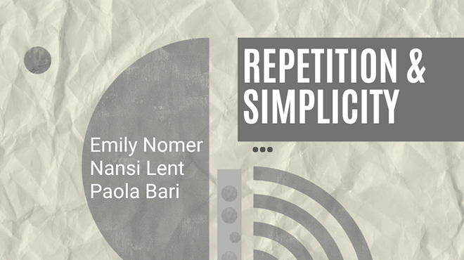Image: Repetition & Simplicity