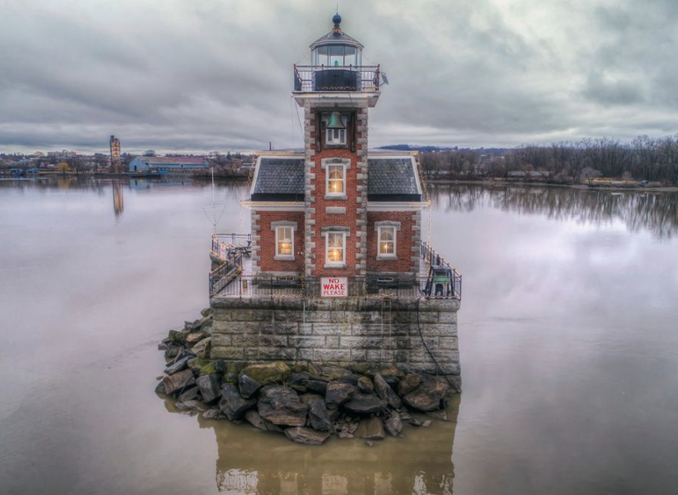 Families have lived in the lighthouse until the 1940s