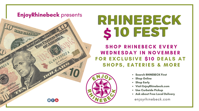 Image: Rhinebeck $10 Fest! Shop every Wed in Nov for Exclusive Deals!