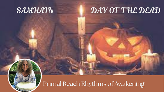 Image: Rhythms of Awakening Samhain Community Drum & Chant Circle led by Concettina Calder