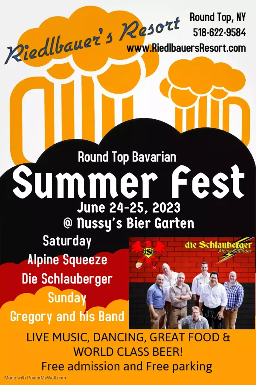 Round Top Bavarian Summer Fest at Riedlbauer's Nussy's Bier Garten