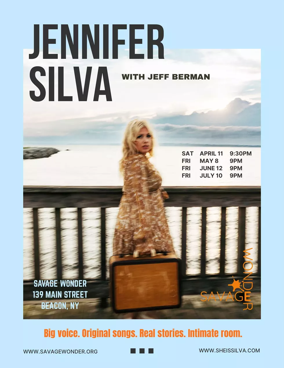 Jennifer Silva performs monthly at Savage Wonder