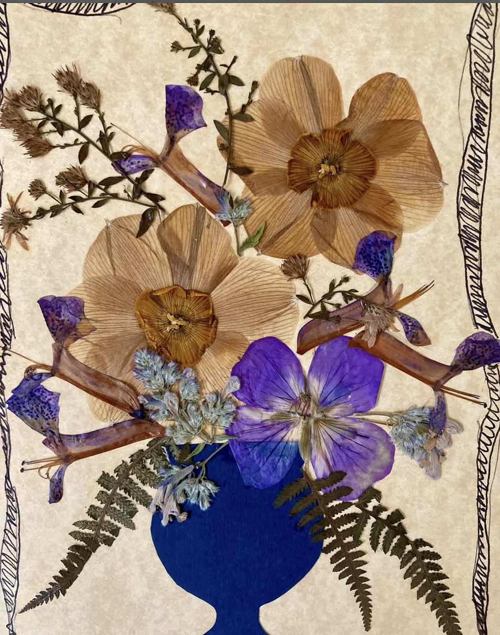 Pressed Flower Card