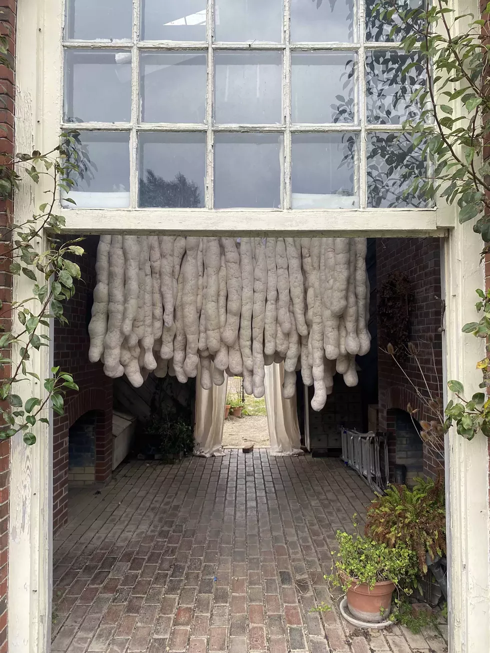 Installation by Kat Howard at Boscobel.