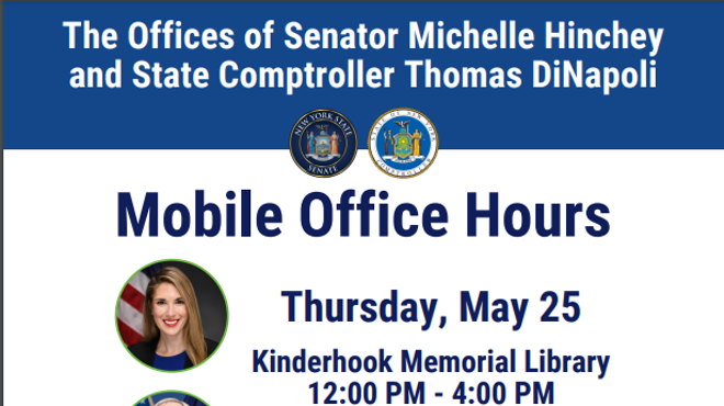 Senator Hinchey’s Staff Office Hours - Kinderhook