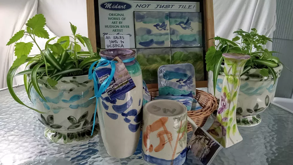 Hudson valley artist Mary gianetto donates her ceramic art to benefit the Ulster county humane society