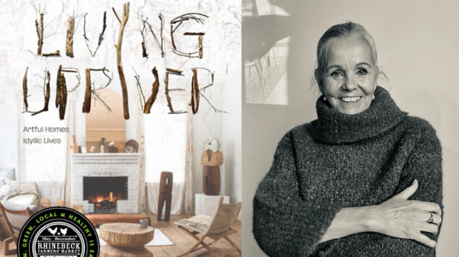 Image: Signings at the Market: Barbara de Vries, LIVING UPRIVER @ Rhinebeck Farmers Market