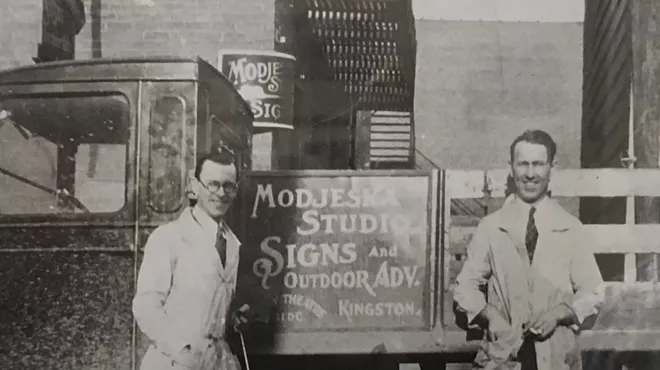 Image: Signs of the Times, The Modjeska Sign Studio, Kingston, New York