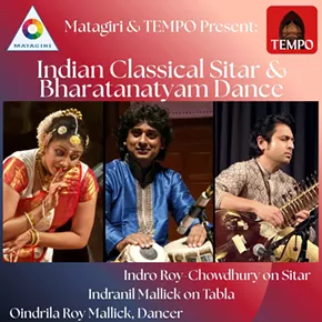 Image: Sitar, Tabla and Bharatnatayam Dance Performance