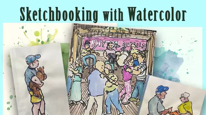 Image: Sketchbooking with Watercolor Workshop-Instructor Jacqueline O'Malley-Satz