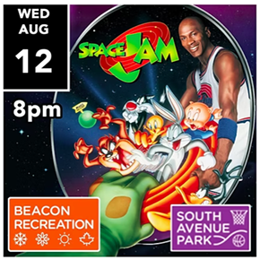 Image: SPACE JAM: FREE OUTDOOR MOVIE SCREENING