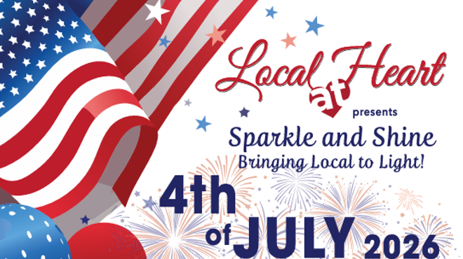 Image: Sparkle and Shine, Bringing Local to Light July 4th 2026 Fireworks