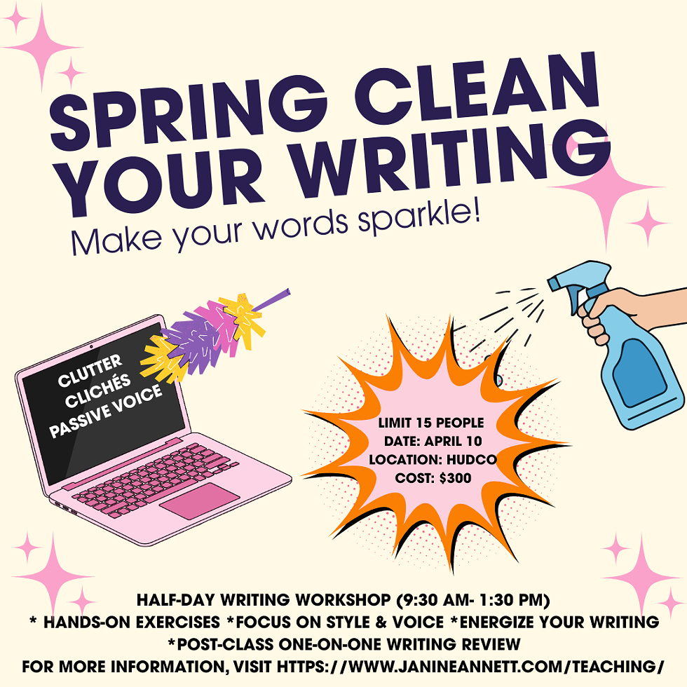 Spring Clean Your Writing
