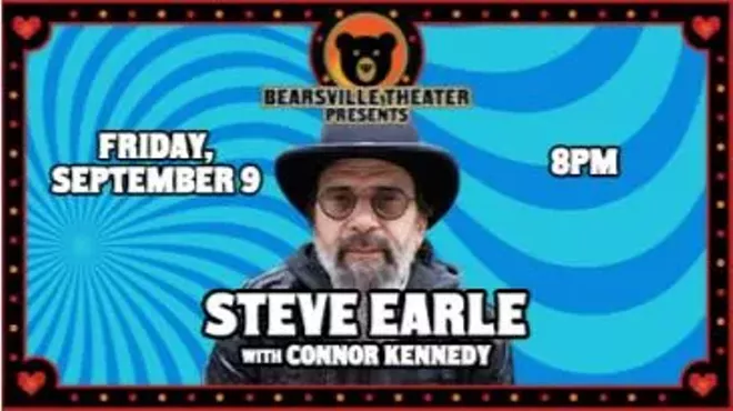 Image: Steve Earle w/Connor Kennedy LIVE at Bearsville Theater