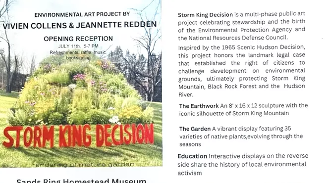 Image: STORM KING DECISION OUTDOOR ENVIRONMENTAL ART PROJECT: opening reception.