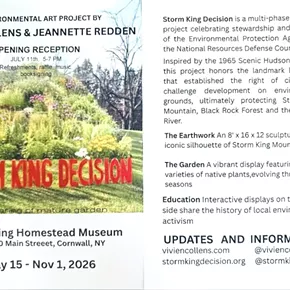 Image: STORM KING DECISION OUTDOOR ENVIRONMENTAL ART PROJECT: opening reception.