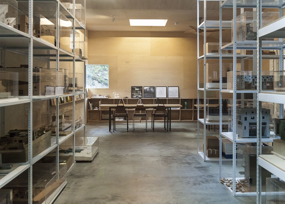 Interior view of the SMHF Architectural Archive and Research Library, Rhinebeck, New York.
