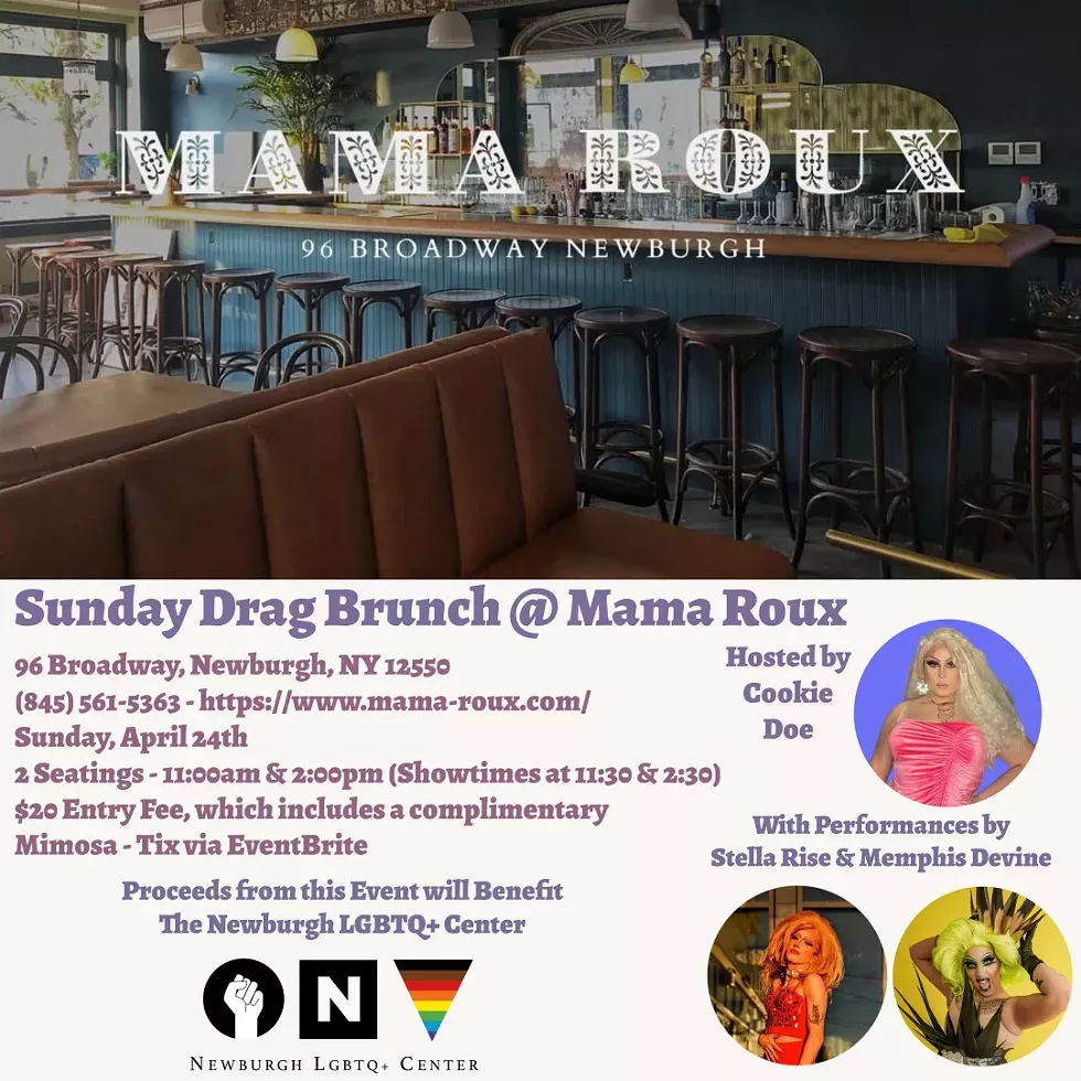Sunday Drag Brunch @ Mama Roux - April