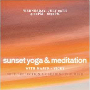 Image: Sunset Yoga and Meditation