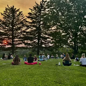 Image: Sunset Yoga at Cromwell Manor Inn