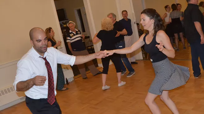 Image: Swing dance with Danny Lipsitz & The Brass Tacks! Intermediate workshop!
