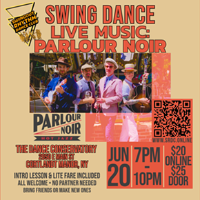Image: Swing Dance with Live Music: Parlour Noir