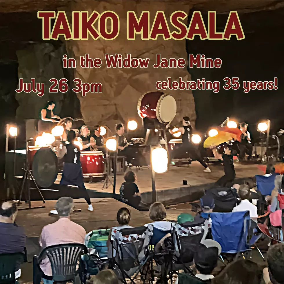 Taiko Masala in the Widow Jane Mine