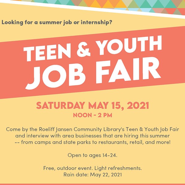 Teen & Youth Job Fair at Roe Jan Community Library