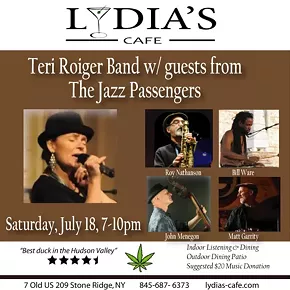 Image: Teri Roiger Quartet w/ Jazz Passengers Guests
